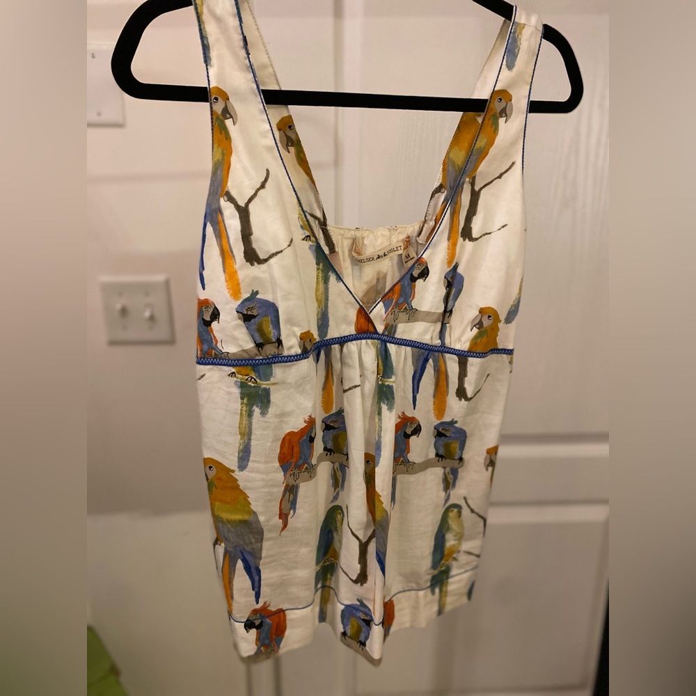 Chelsea and Violet Shirt, Birds, Size M